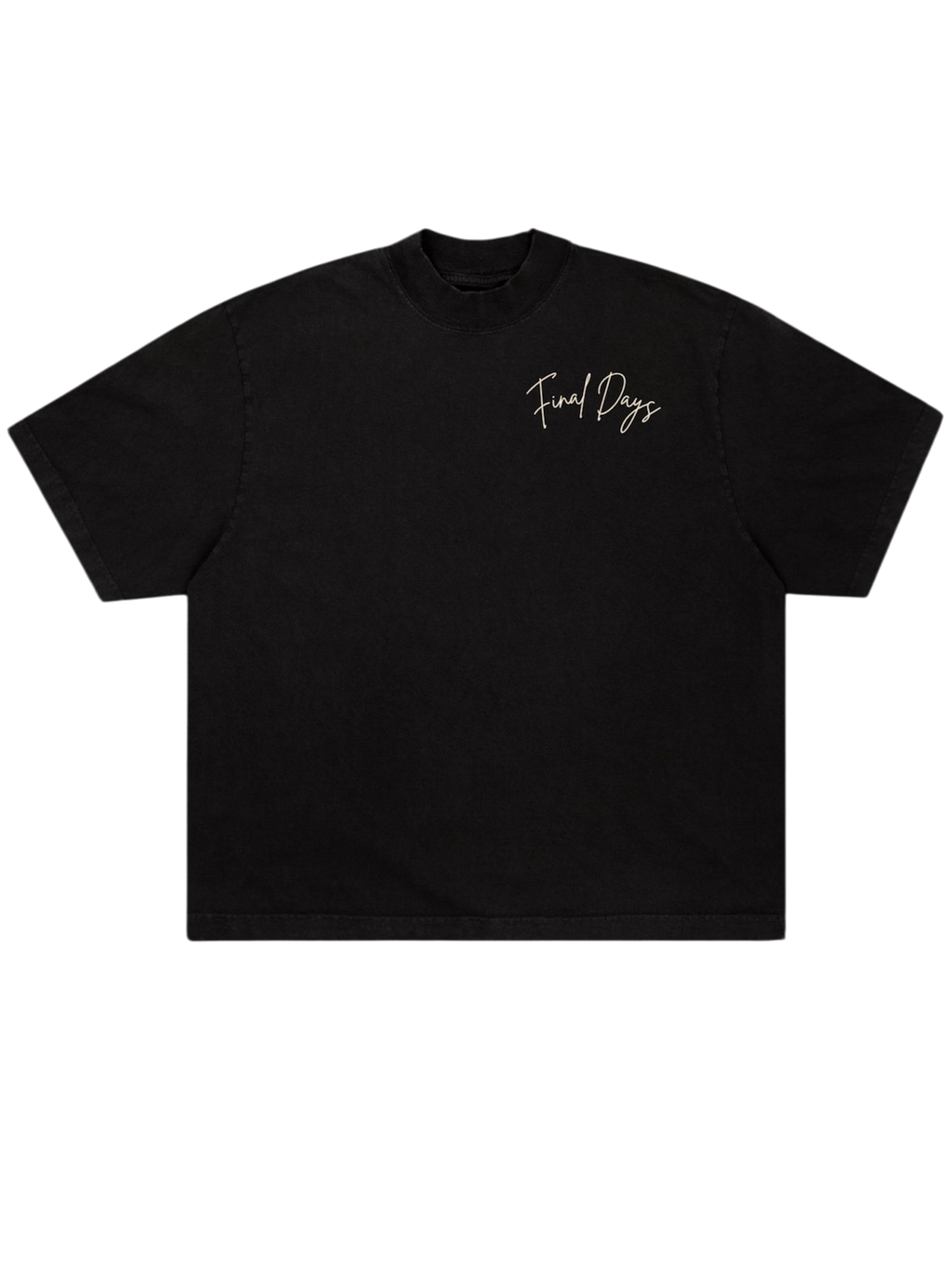 Pre-Order-Final Days Oversized Graphic Boxy Tee